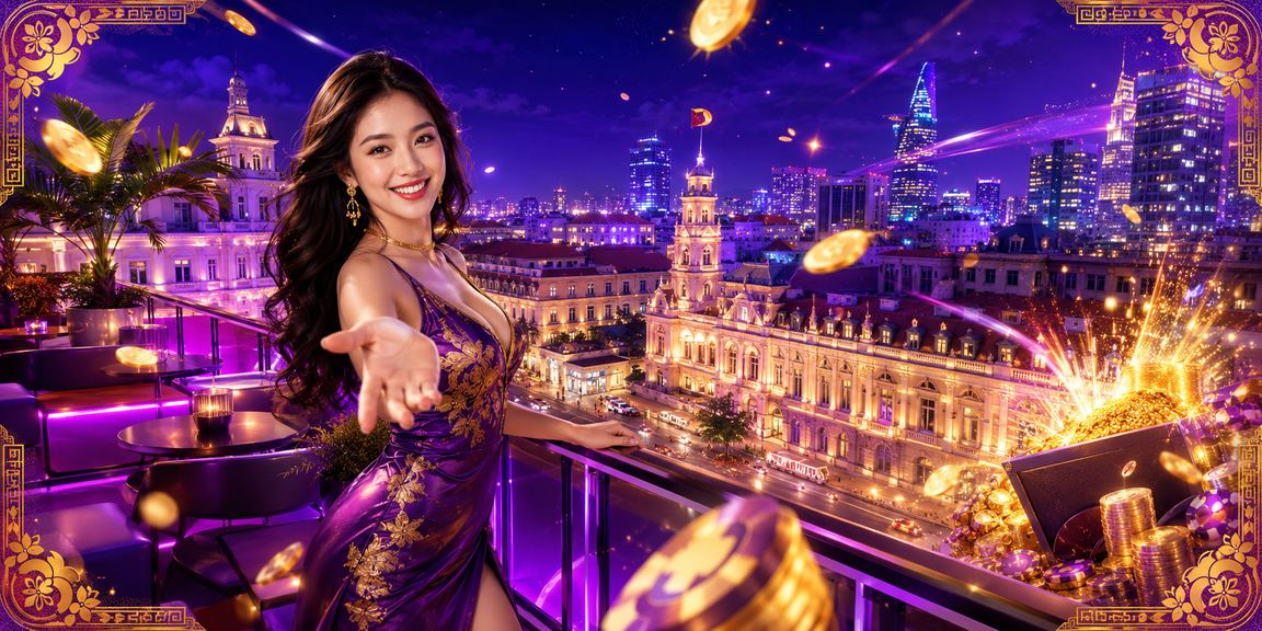 Người dùng tại TP. Hồ Chí Minh trải nghiệm cá cược trực tuyến về đêm với ánh đèn neon