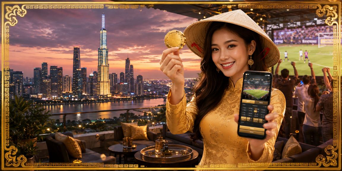 Giao diện cá cược casino trực tuyến trên thiết bị di động tại Việt Nam